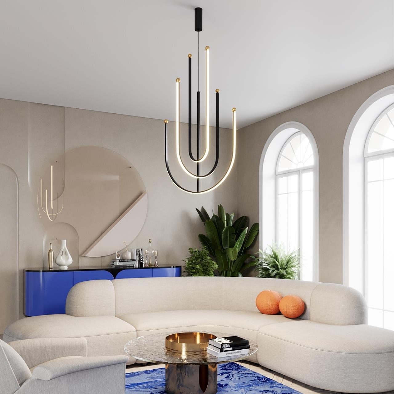 6633/70L Подвесная люстра Odeon Light Memfi 6633/70L