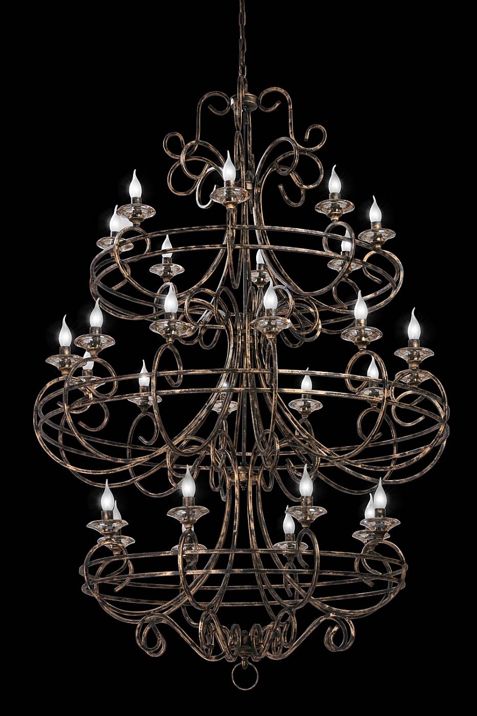 Подвесная люстра Розанофф Zoe RCR111/8+12+8