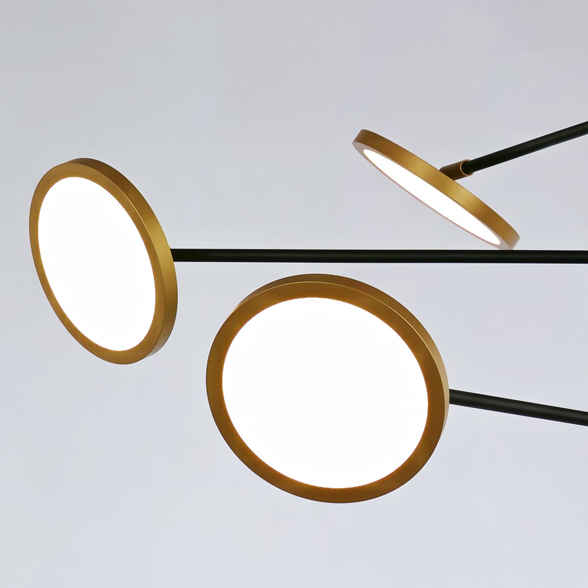 MD19001002-6A black/gold Подвесная люстра Delight Collection MD19001002 MD19001002-6A black/gold