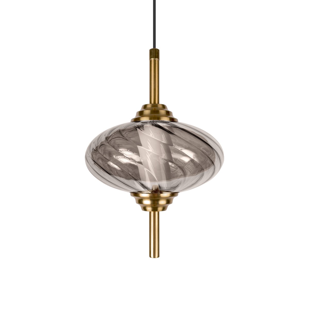 Светильник подвесной Loft It Helix 10421/C Smoke