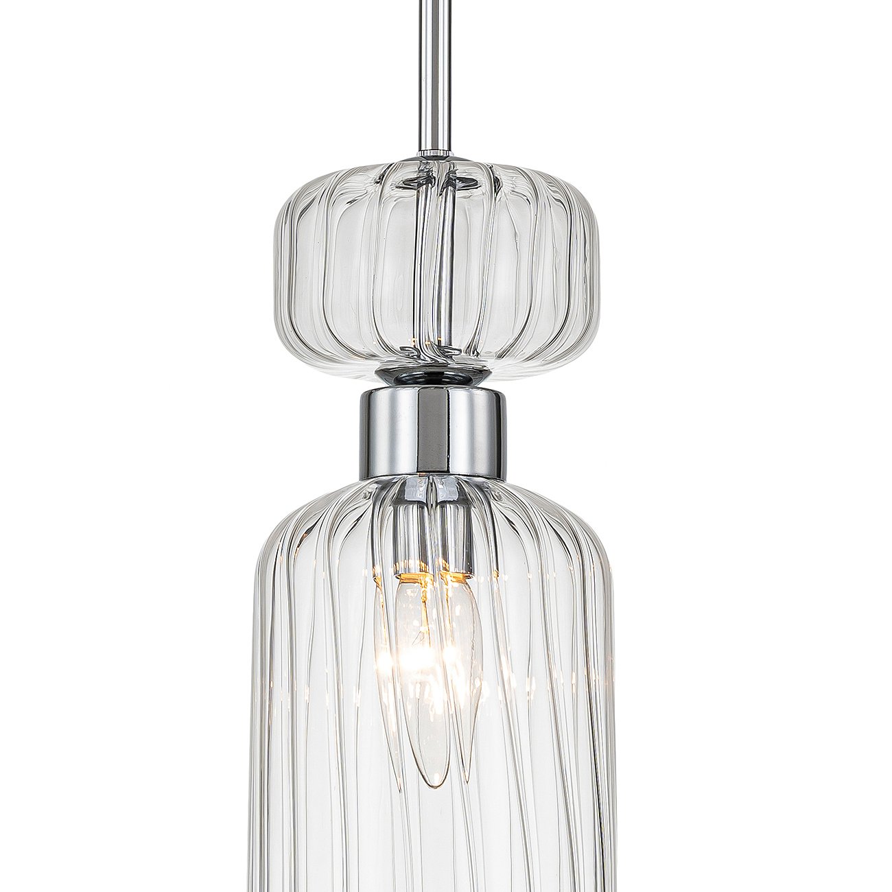 Светильник подвесной Escada Gloss 1141/1S Chrome/Clear