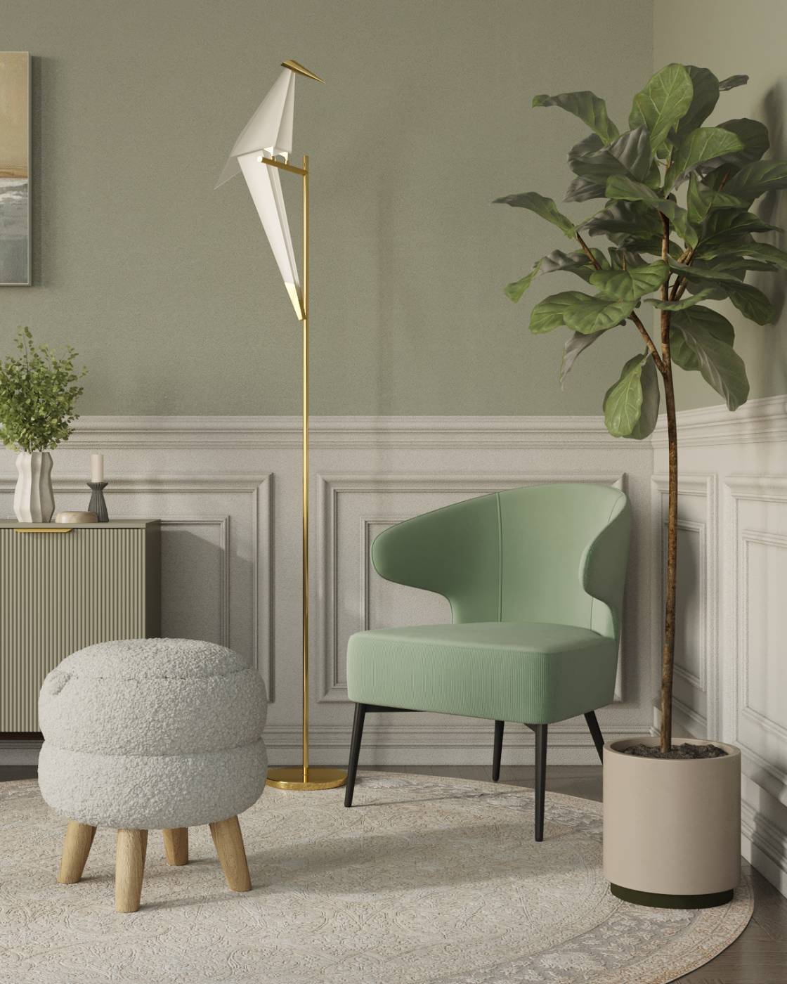 Обеденный стул Stool Group Royal Stripes vd-royal-v690-vl14