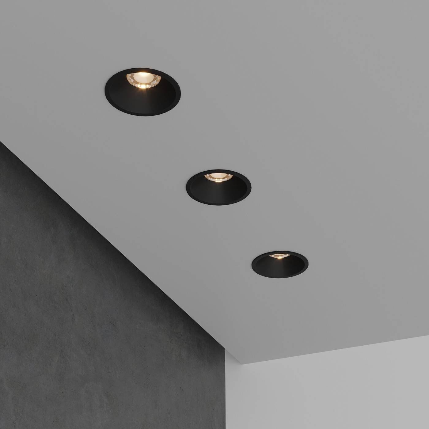 Встраиваемый светильник Elektrostandard Lin 15266/LED 7W 3000K BK черный