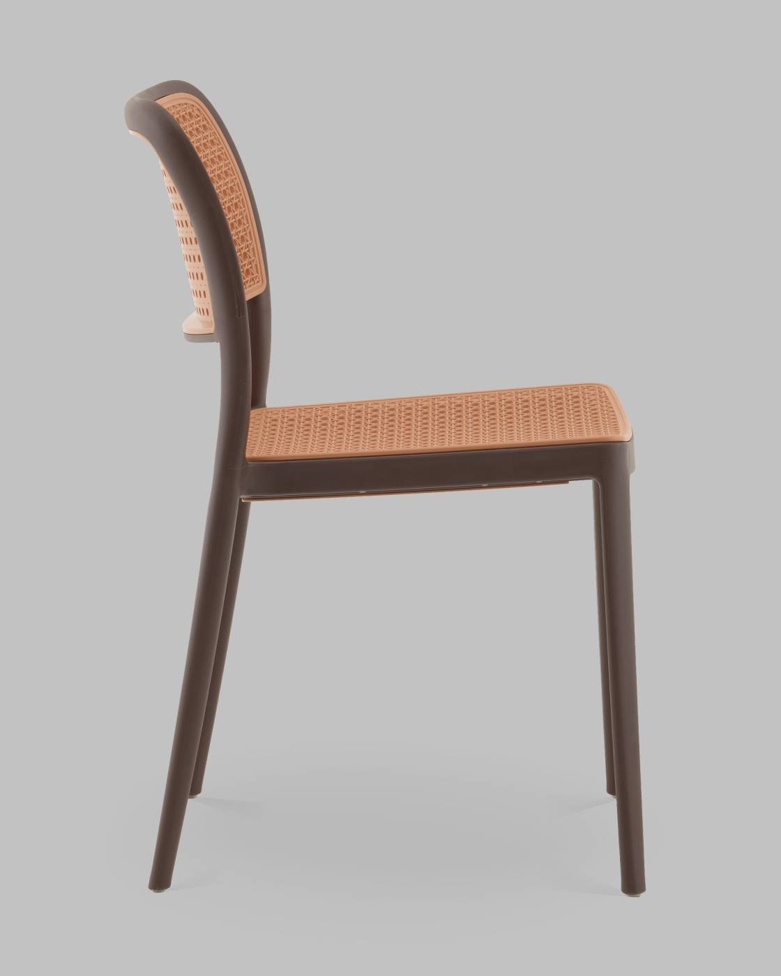 Стул пластиковый Stool Group Yona PP-296 brown 36025