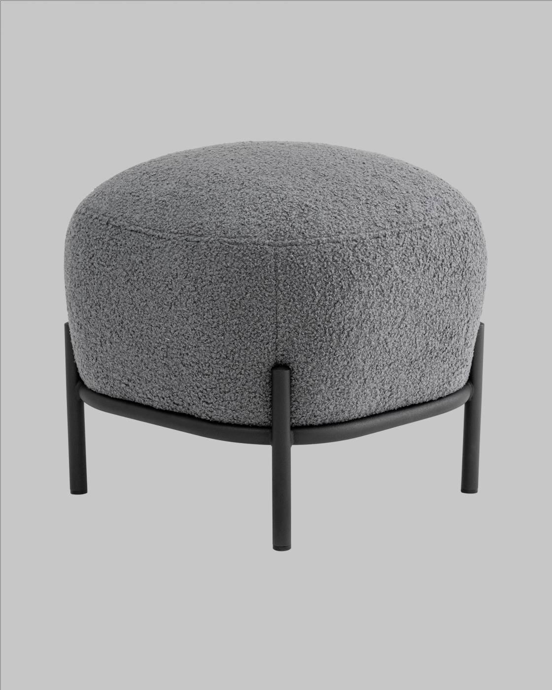 Пуфик Stool Group Стоун vd-pf-stone-fl-grey