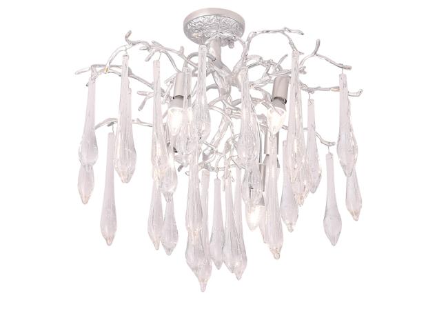 REINA PL5 D600 SILVER PATINA Потолочная люстра Crystal Lux Reina REINA PL5 D600 SILVER PATINA