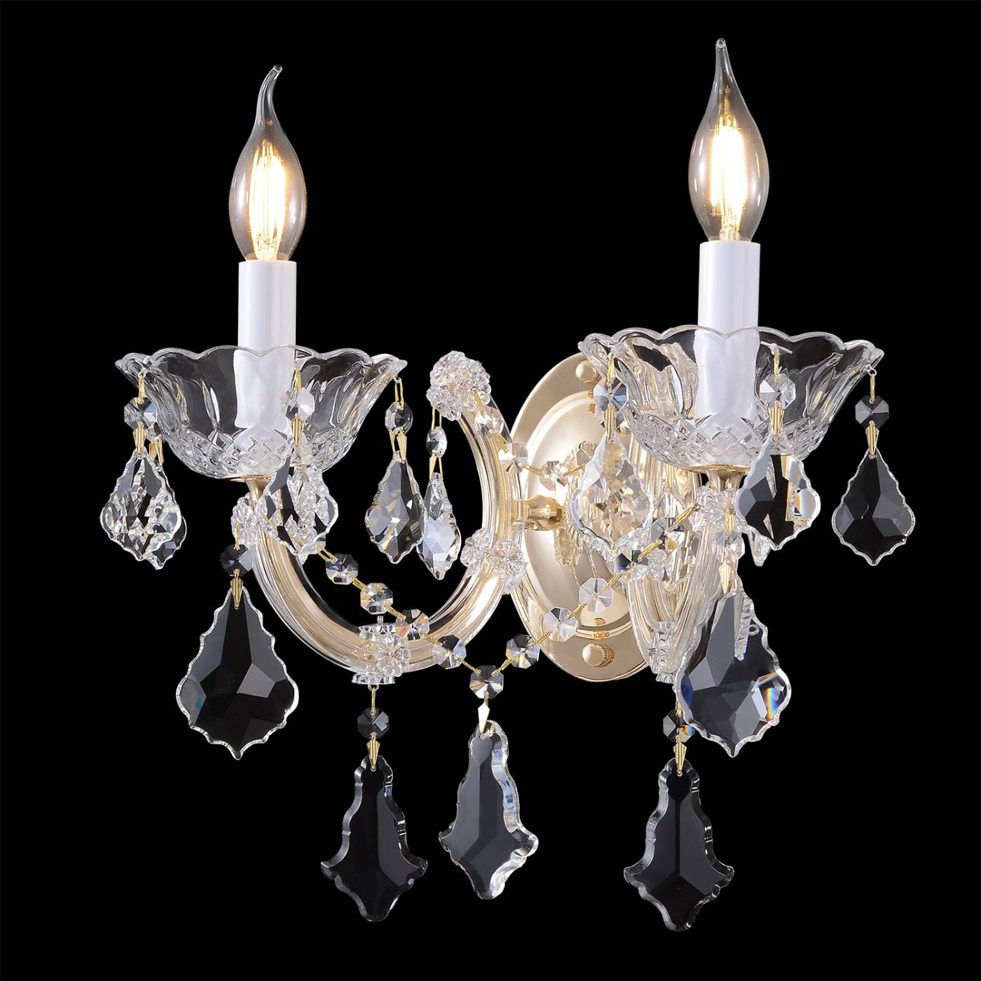 Бра настенное CRISTELLE Crystal Lux CRISTELLE AP2 GOLD