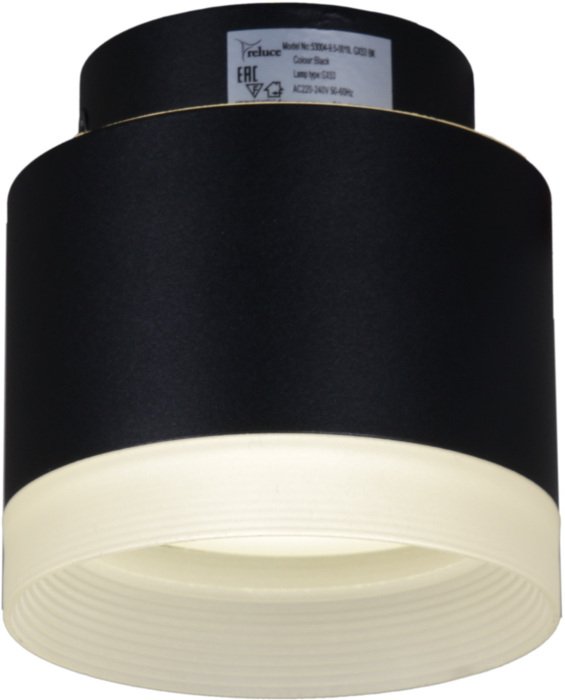 Точечный светильник 53004-9.5-001IL GX53+LED3W BK