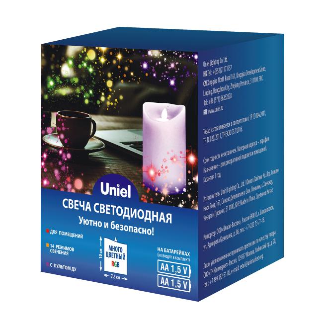 ULD-F052 RGB RC CANDLE Световая фигура Uniel ULD-F052 RGB RC CANDLE