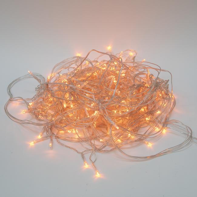 ULD-B12006-195/TTK AMBER IP44 Бахрома светодиодная с эффектом мерцания Uniel ULD-B12006-195/TTK AMBER IP44