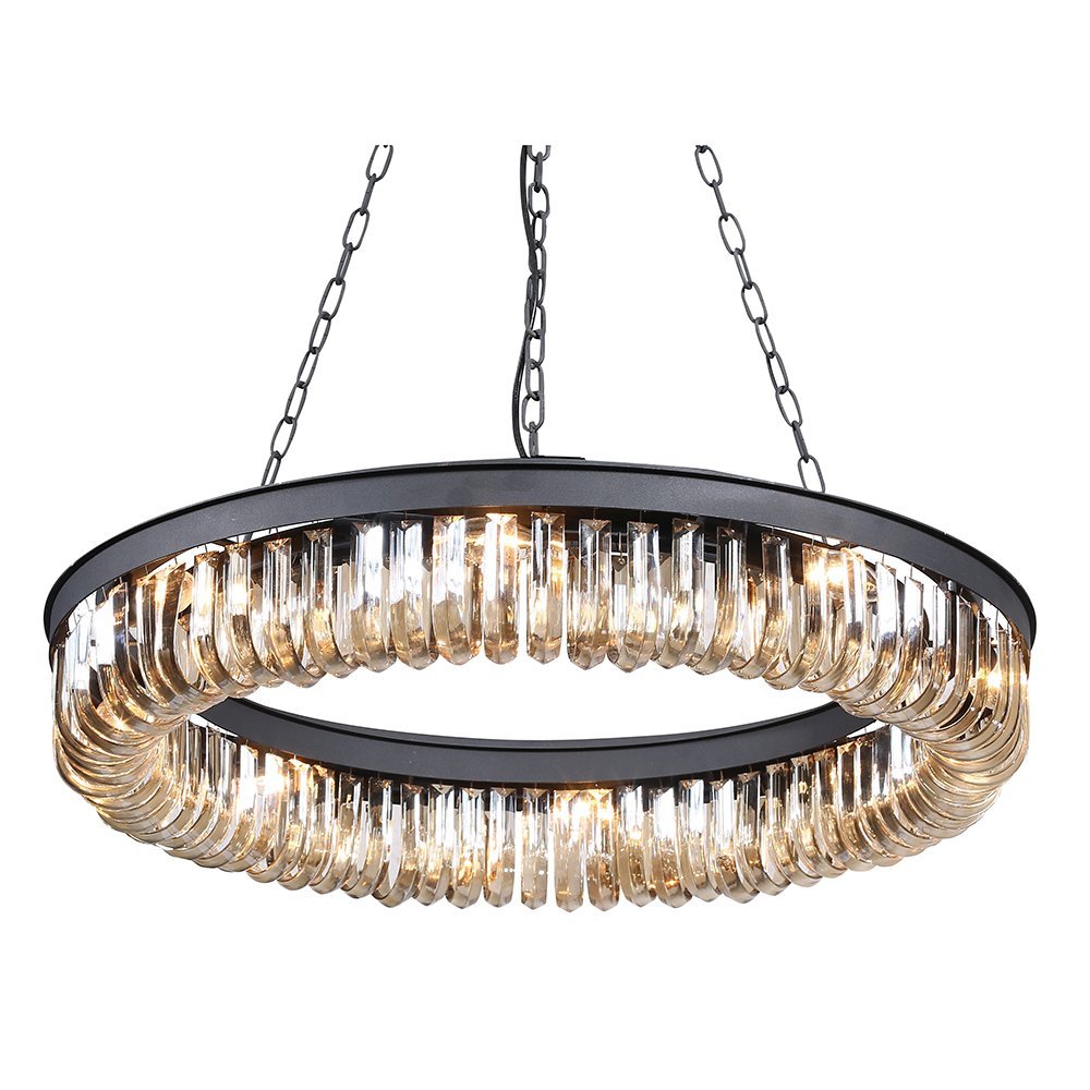 KR0295P-8 black Подвесная люстра Delight Collection Crystal Black KR0295P-8 black