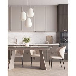 Кухонный стол Stool Group DT9026-160 grey top DUAL