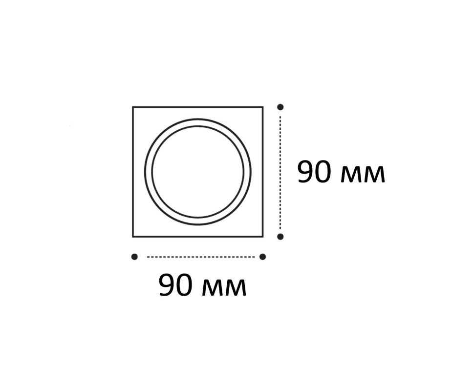 IT08-8037 white Рамка для встраиваемого светильника Italline IT08-8037 white