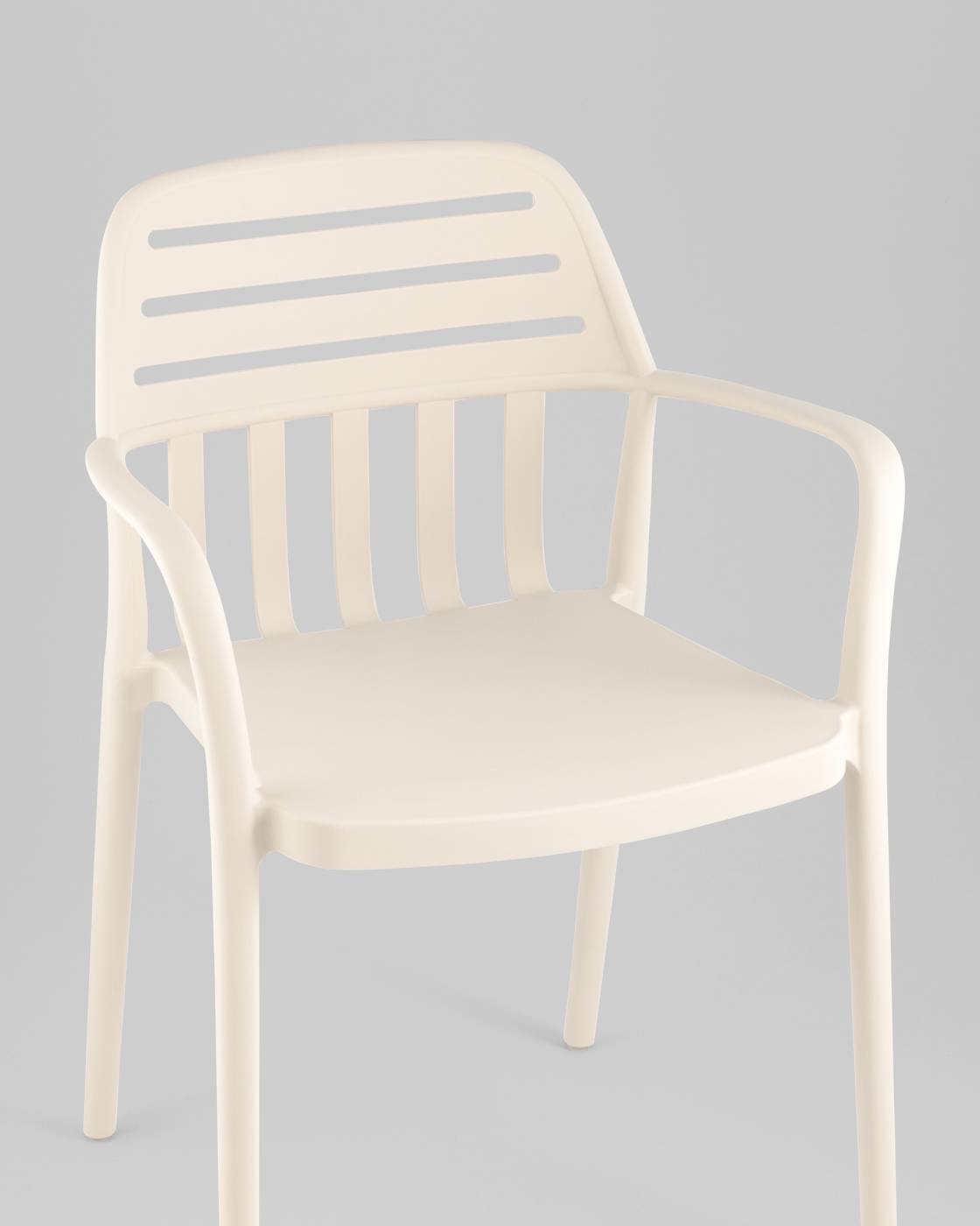 SL-7103 beige 70168 Стул пластиковый Stool Group Siena SL-7103 beige 70168