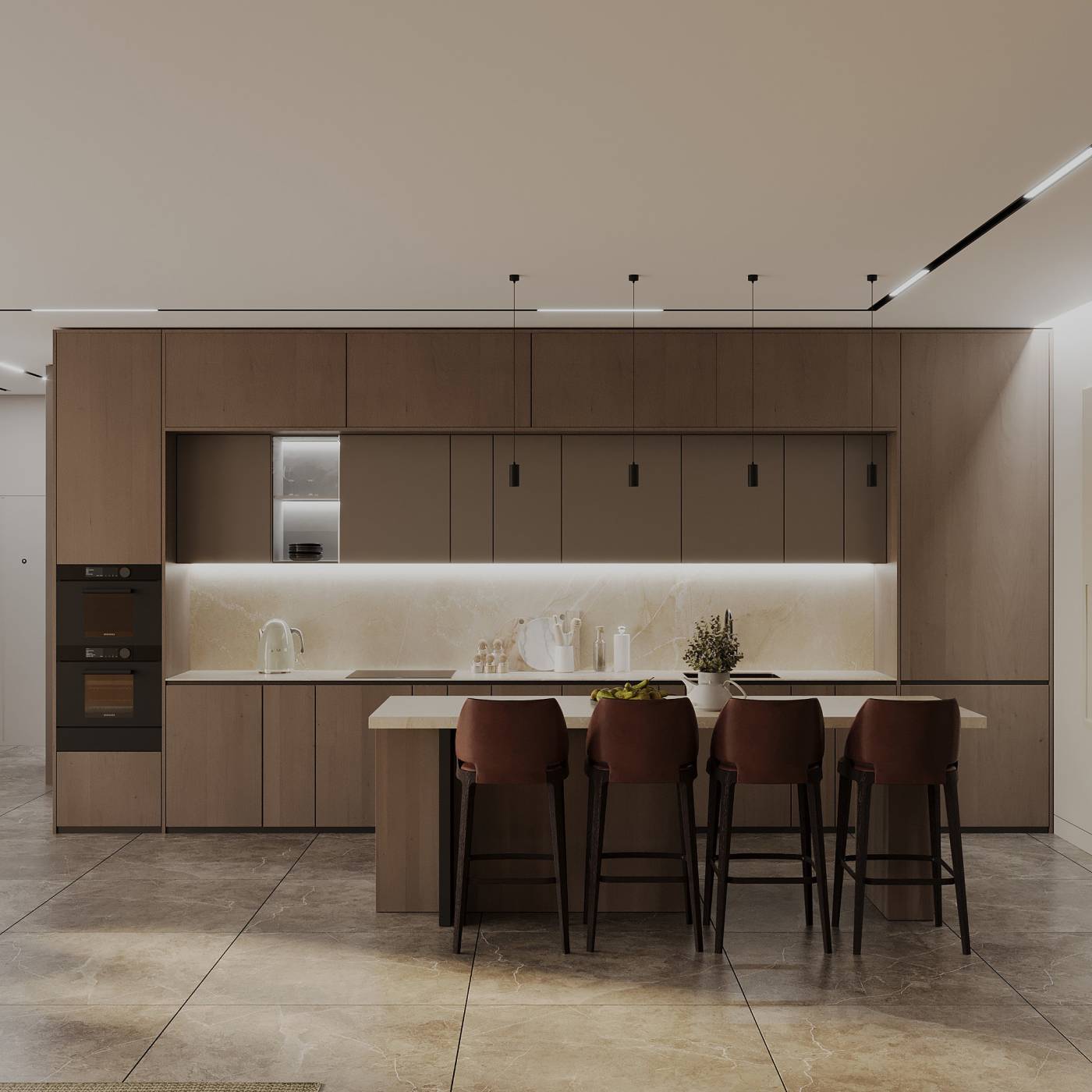 Шинопровод под натяжной потолок-2м Hesby Lighting ElDeko HSBL_0185