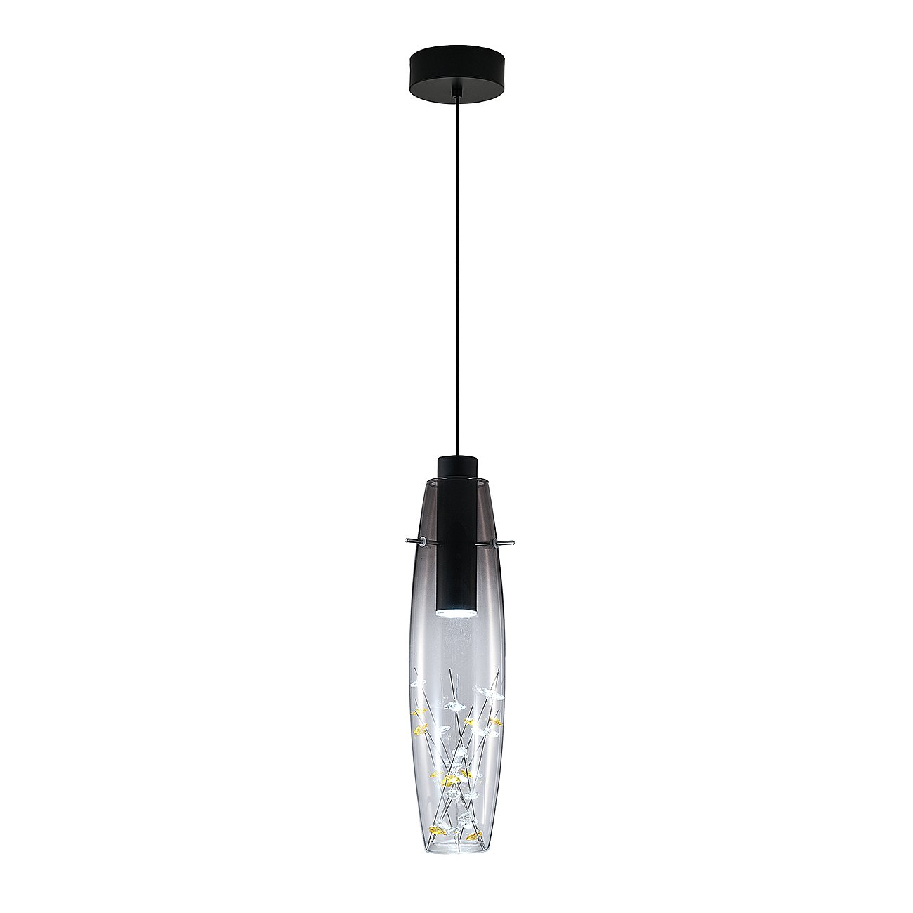 Светильник подвесной Indigo Tesoro V000141L 11063/1P Amber