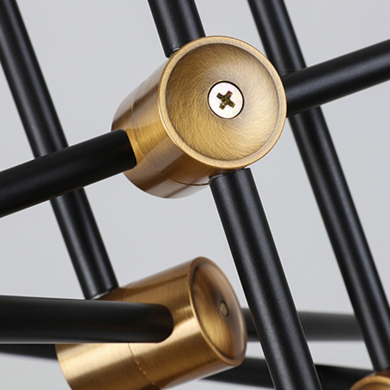 9389P/6 black/gold Потолочная люстра Delight Collection Bistro Globe 9389P/6 black/gold