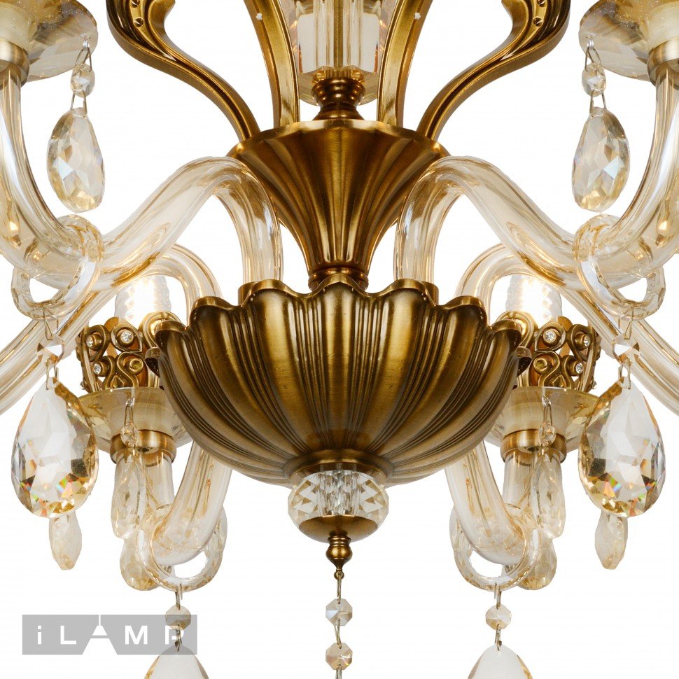 Люстра подвесная Asia iLamp 61078-6 BR