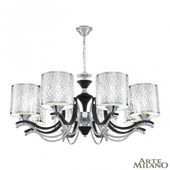 306787/8 Bk/Ni Подвесная люстра Arte Milano Florentia-6787 306787/8 Bk/Ni