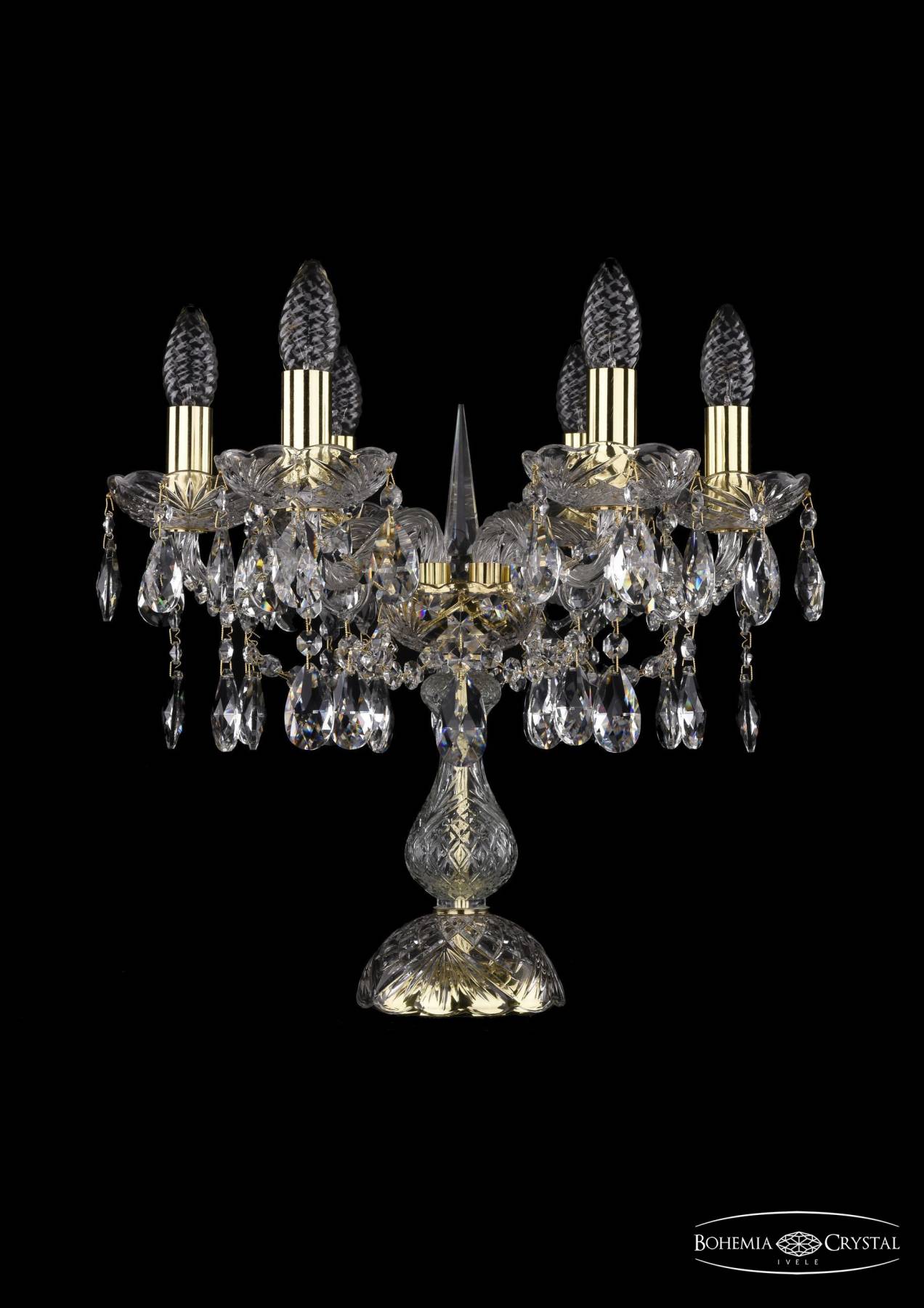 1413L/6/141-39 G Настольная лампа Bohemia 1413 1413L/6/141-39/G