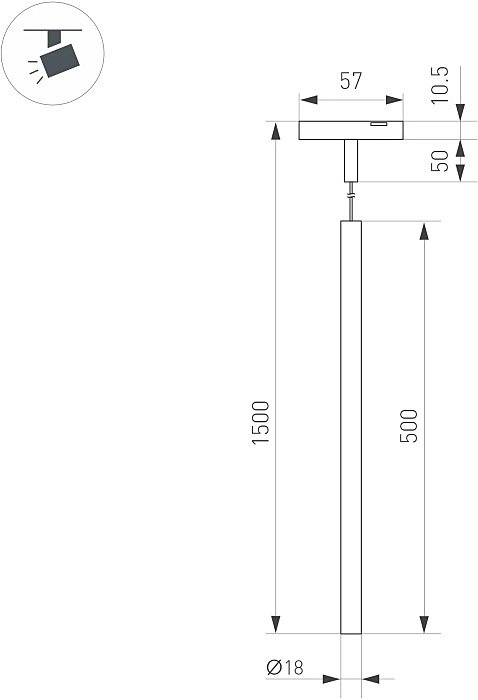 Трековый светильник Arlight Mag-Microcosm 043269