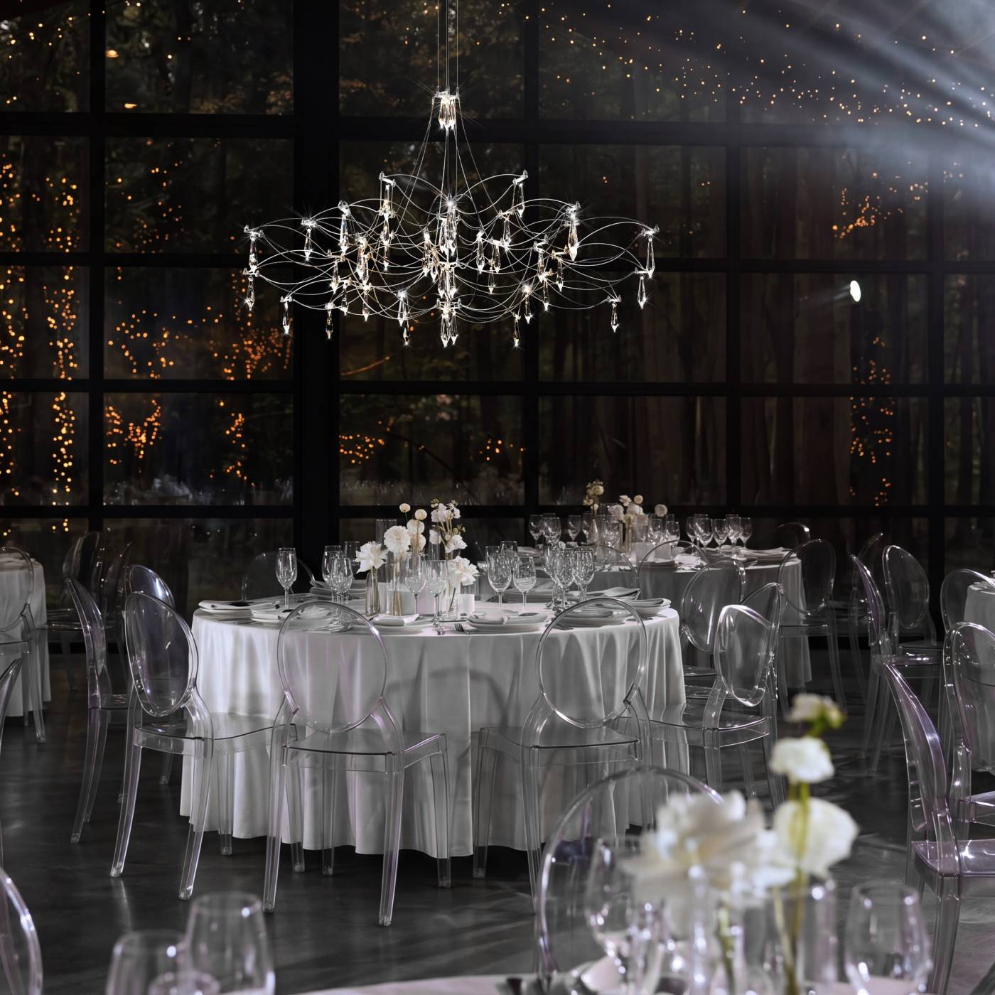 Подвесная люстра Mira Loft It 10590/1000 Silver Asfour