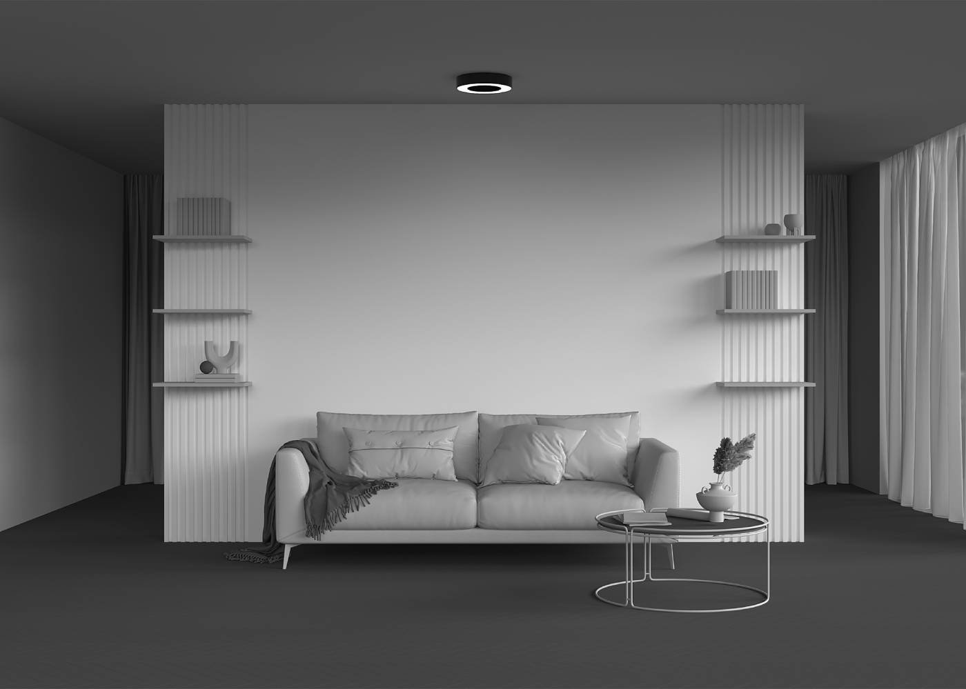 Светильник потолочный Maytoni Lua C093CL-24W4K-B