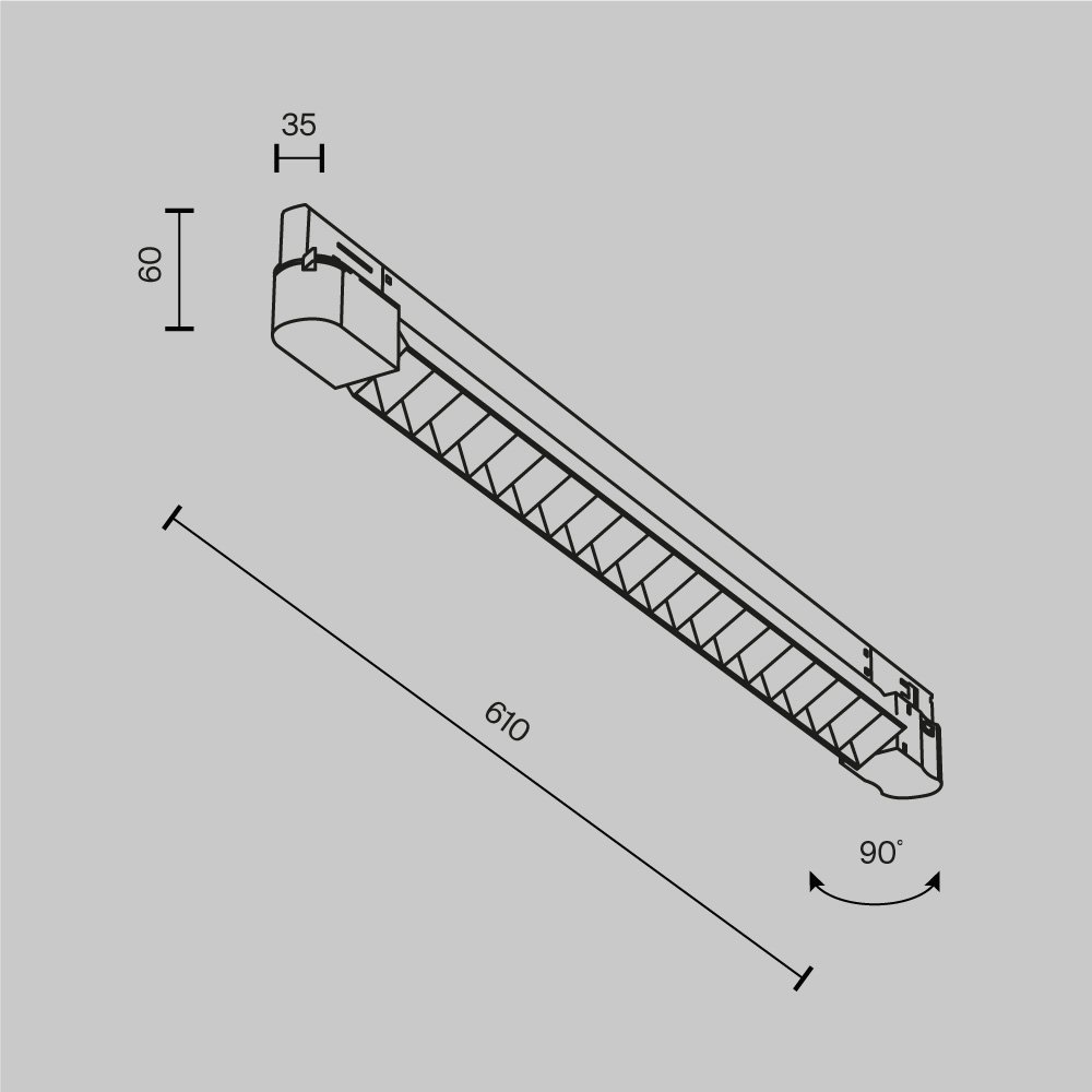 Трековый светильник Points Maytoni TR195-3-20W4K-M-B(N)