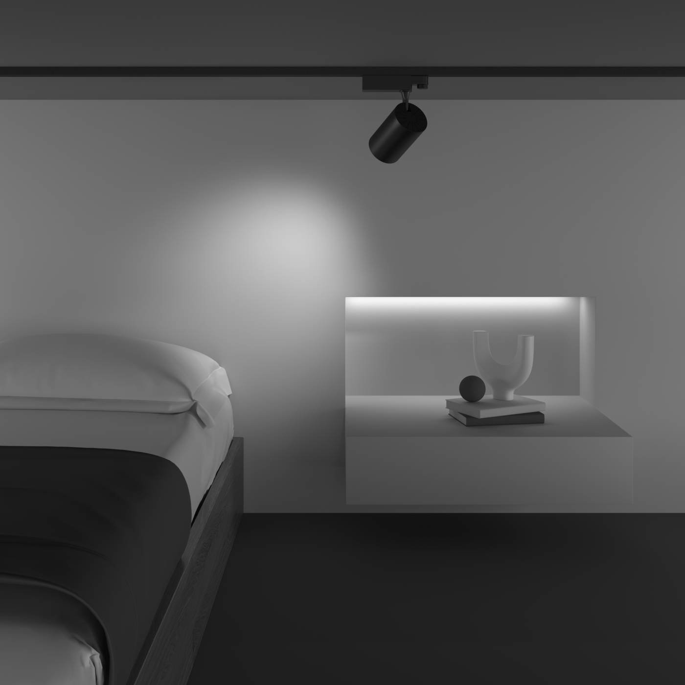 Трековый светильник Maytoni Vuoro Trinity TR029-3-26W3K-M-B