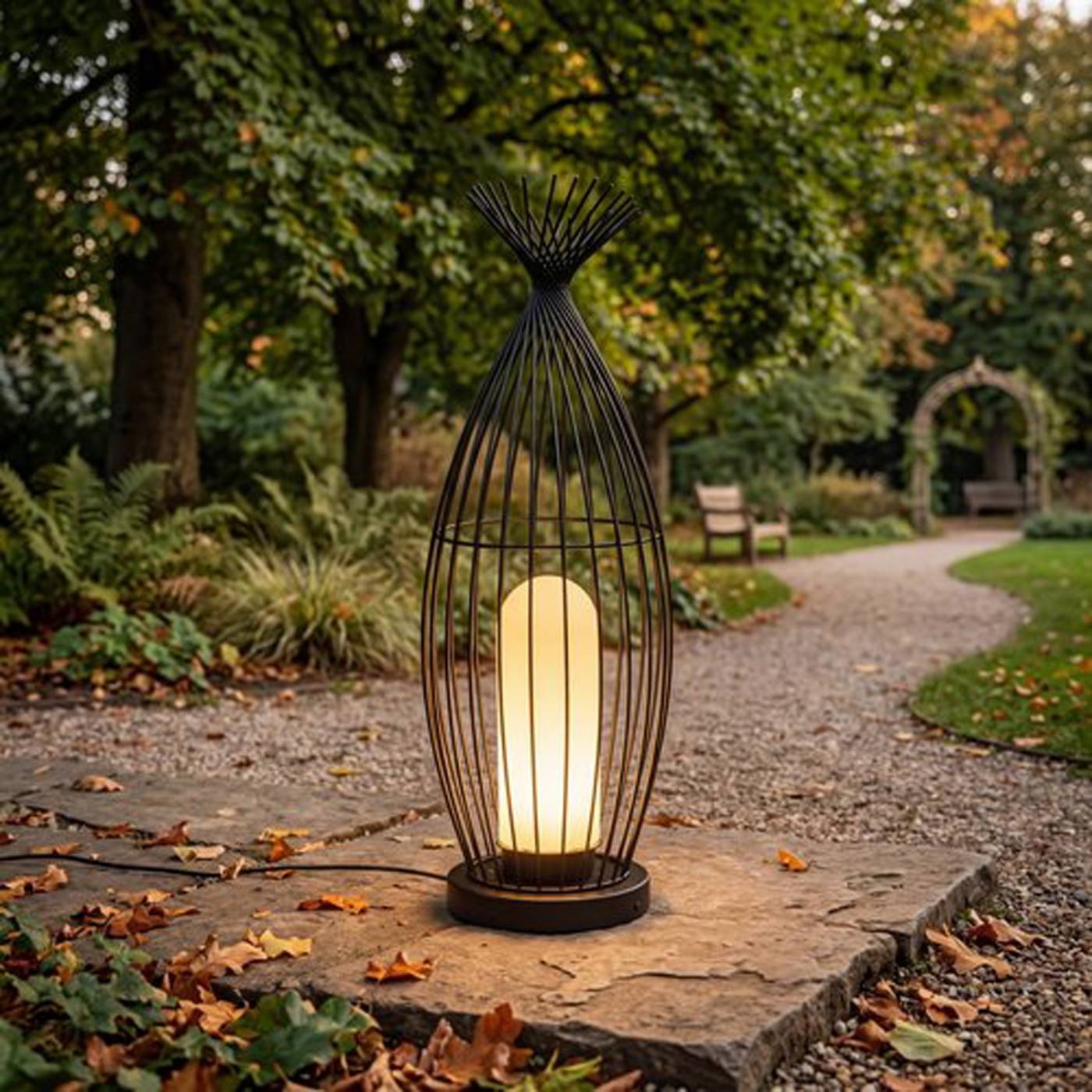 Наземный фонарь Reluce 09981-0.7-001JH 0.6M E27 BK RLOS