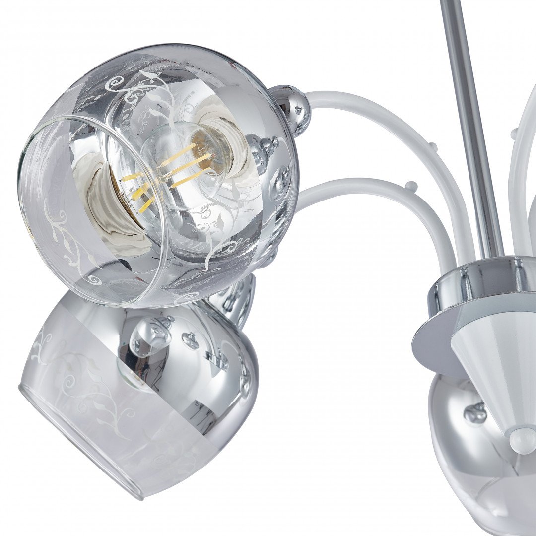 Потолочная люстра Arte Milano Napoli 326008/5A WH+CR