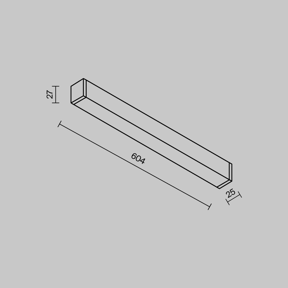 TR080-4-20WTW-B Трековый светильник Basis Maytoni TR080-4-20WTW-B