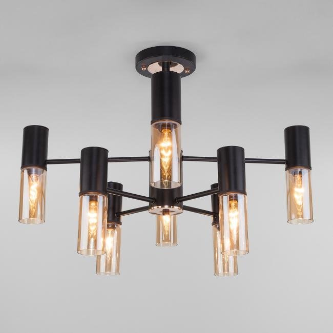 Потолочная люстра Eurosvet Tesoro 70125/8 черный