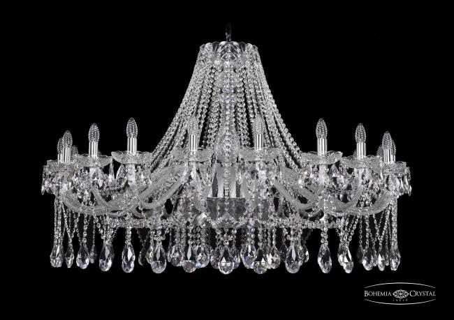 Подвесная хрустальная люстра 1413 Bohemia 1413/20/460 Ni