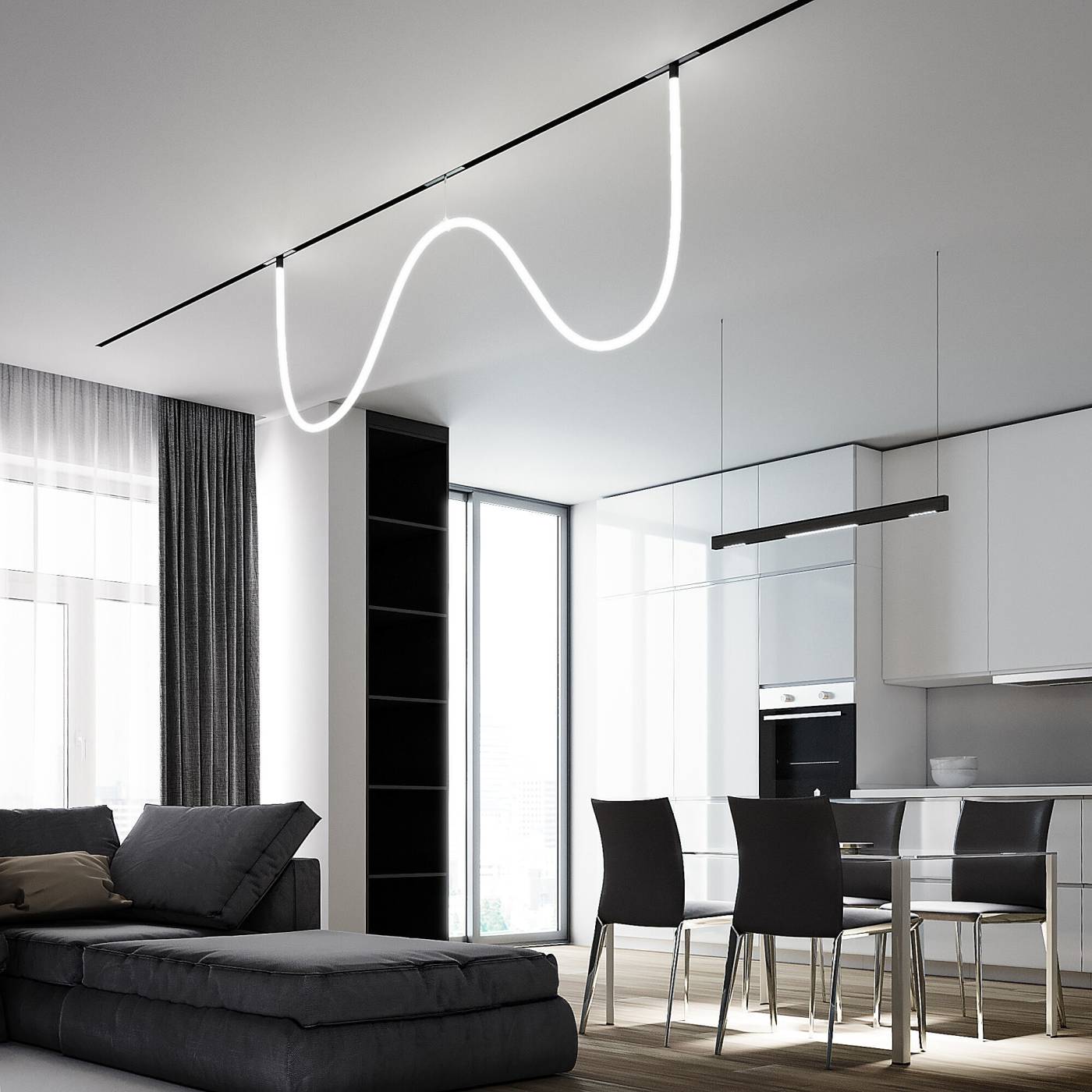 Трековый светильник Elektrostandard Slim Magnetic Slim Magnetic Full light N03 Трековый светильник 65W 4200K 85027/01