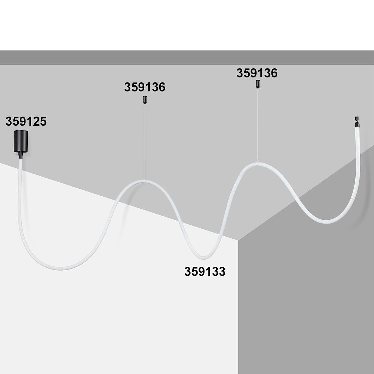 База для накладного монтажа светильников 359128-359133 Novotech Konst 359125