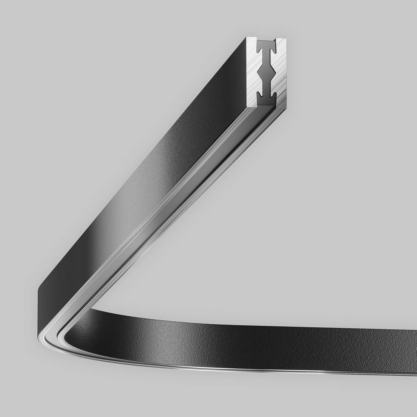 TRX154-RC80-B Радиусный коннектор для шинопровода Maytoni Accessories for tracks Flarity TRX154-RC80-B