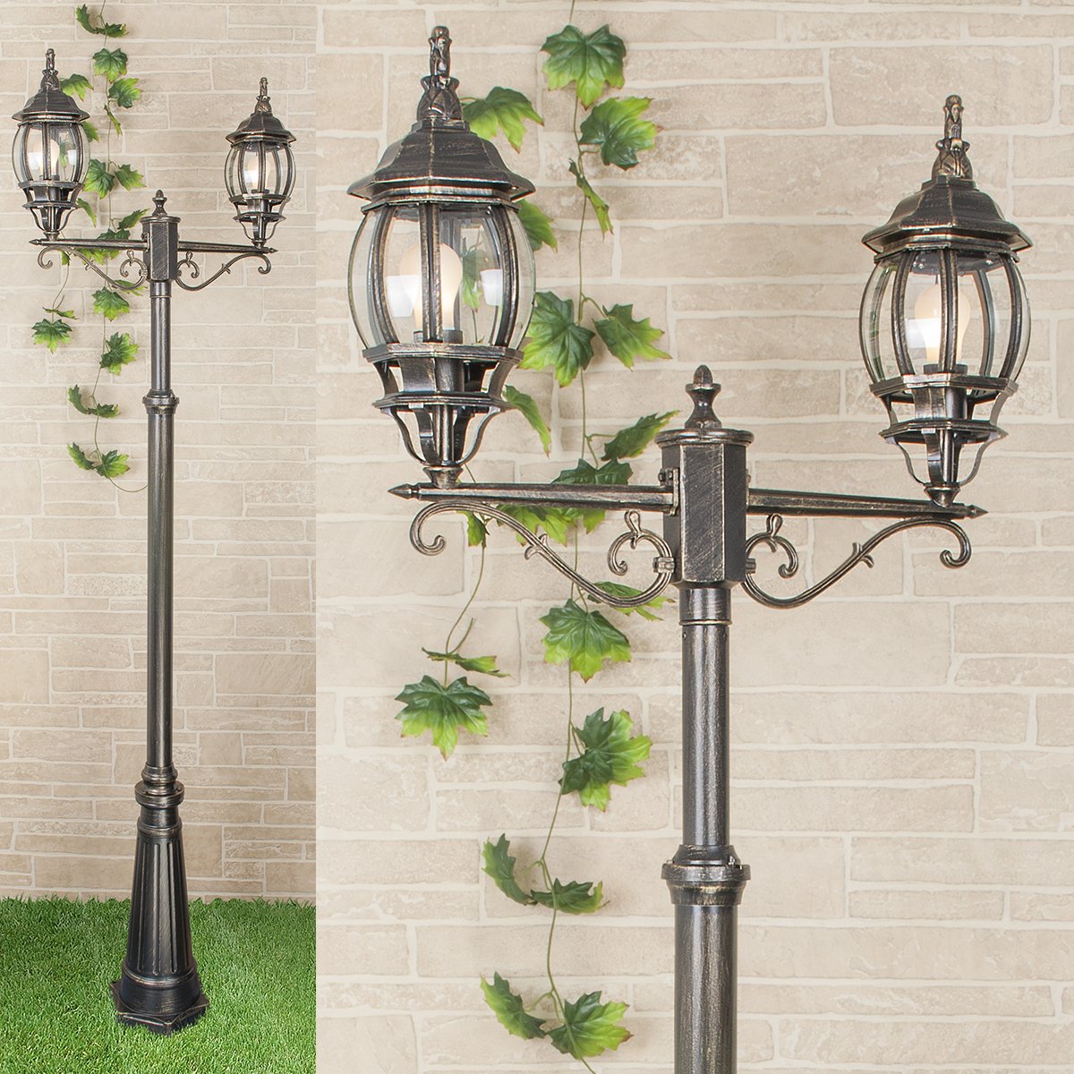 NLG99HL004 черное золото нов. уп. Столб фонарный уличный Elektrostandard NLG99HL004 NLG99HL004 черное золото нов. уп.