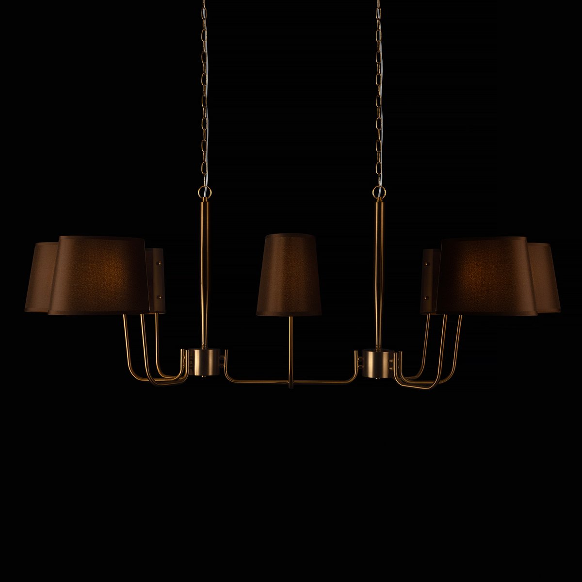 10527/8 Brass Подвесная люстра Hilton Loft It 10527/8 Brass