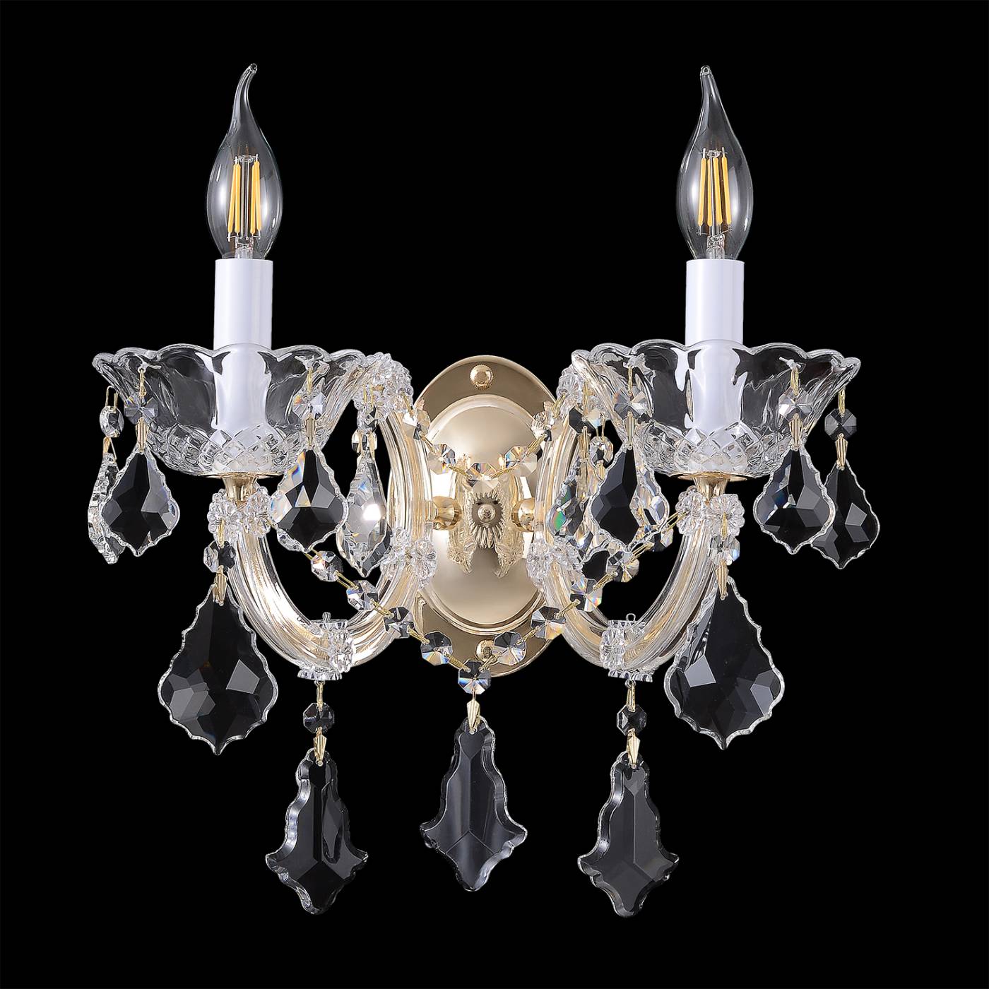 Бра настенное CRISTELLE Crystal Lux CRISTELLE AP2 GOLD