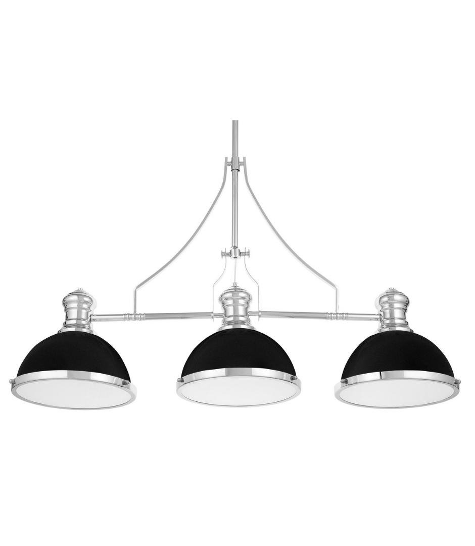 Потолочная люстра Lumina Deco ETTORE LDP 710-3 BK+CHR