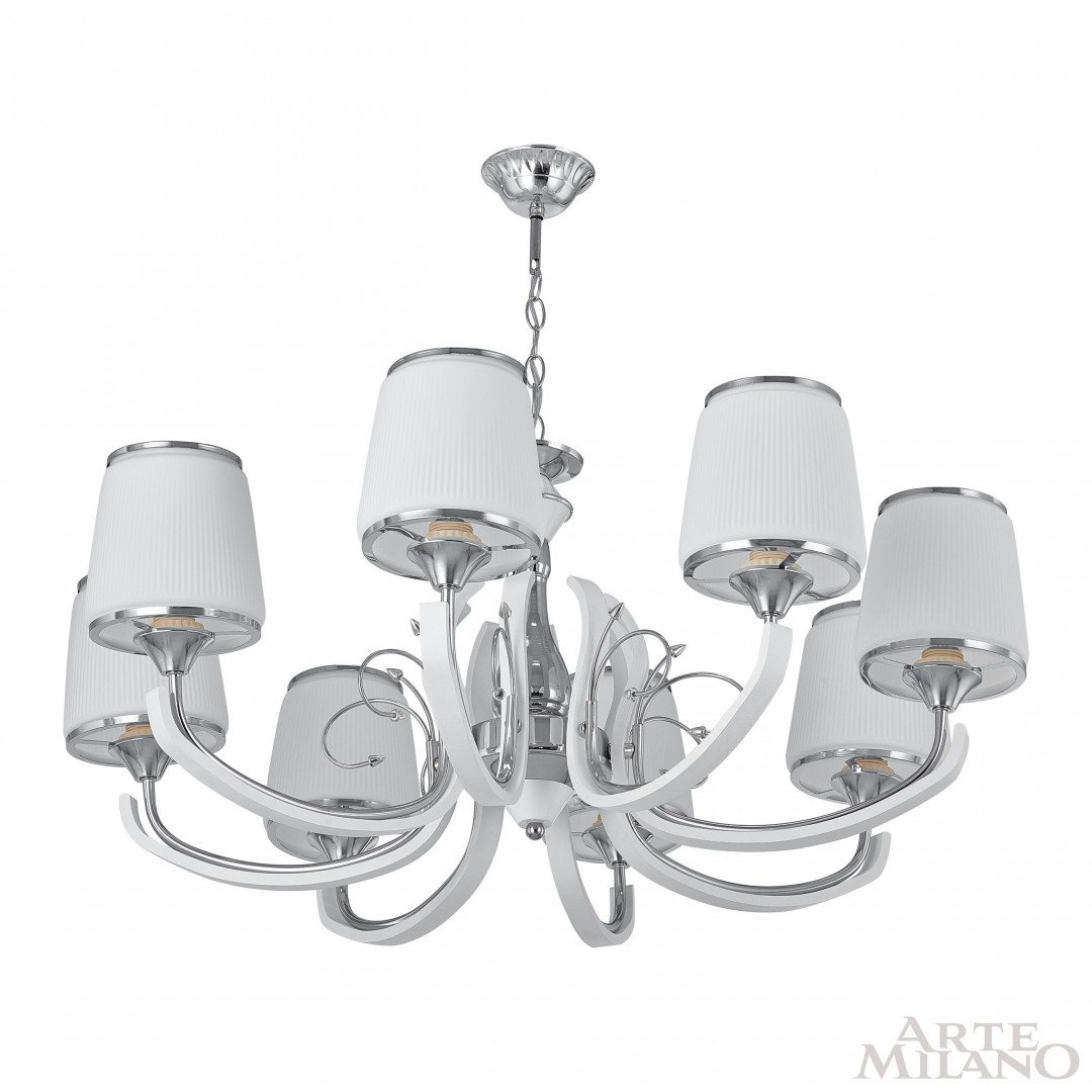 309247/8 Wh/Ni Подвесная люстра Arte Milano Florentia-9247 309247/8 Wh/Ni