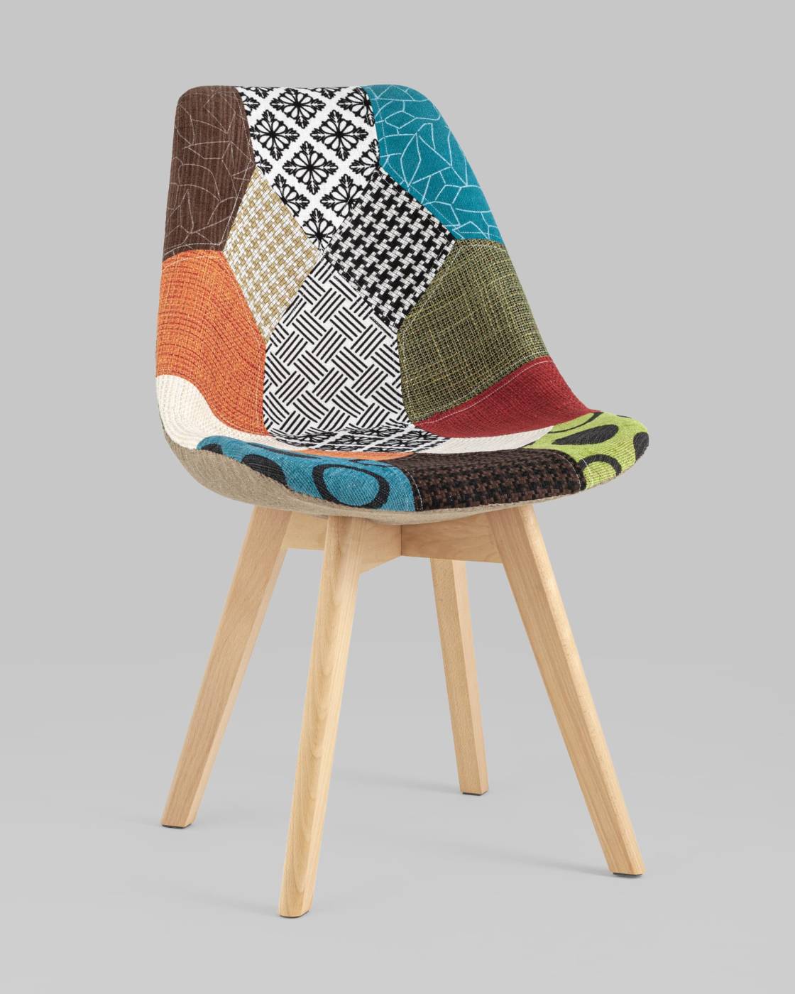 Комплект стульев Stool Group Frankfurt Y863 patchwork X4