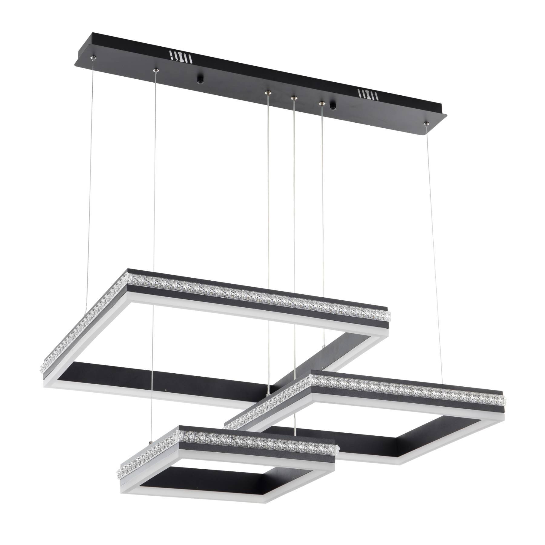 8596-500-400-300 BK Подвесная люстра LED4U 8596-500-400-300 BK
