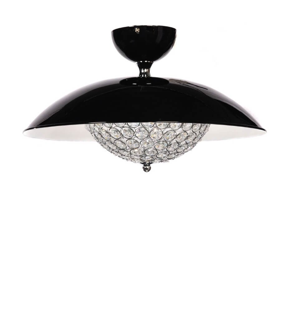 Потолочная светодиодная люстра Mezzaluna Lumina Deco LDC 1578-5 BK