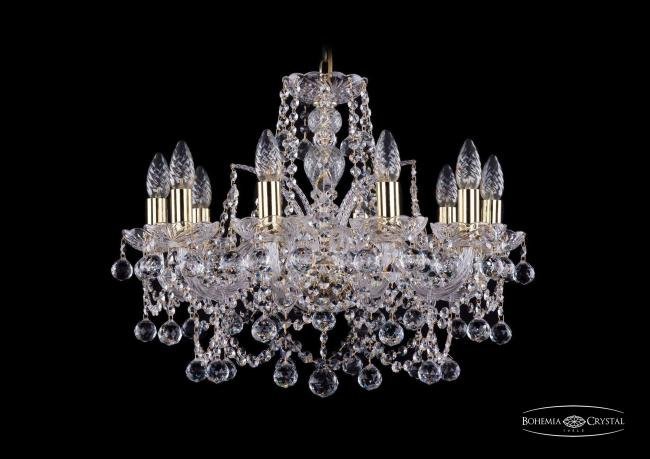 1411/10/195 G Balls Подвесная хрустальная люстра 1411 Bohemia 1411/10/195 G Balls