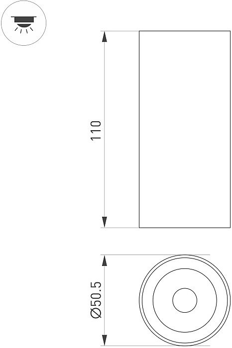 Накладной светильник Arlight Gabi Surface 050711