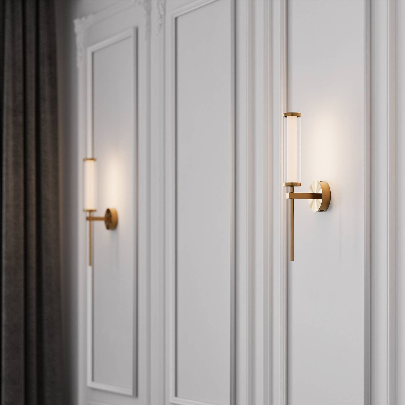 50387 LED латунь Настенное бра Eurosvet Stark 50387 LED латунь