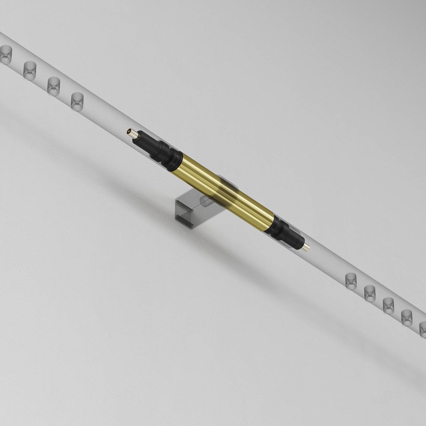 Прямой коннектор для штанговой системы Axity Maytoni Accessories for system Axity CA004RC-BS