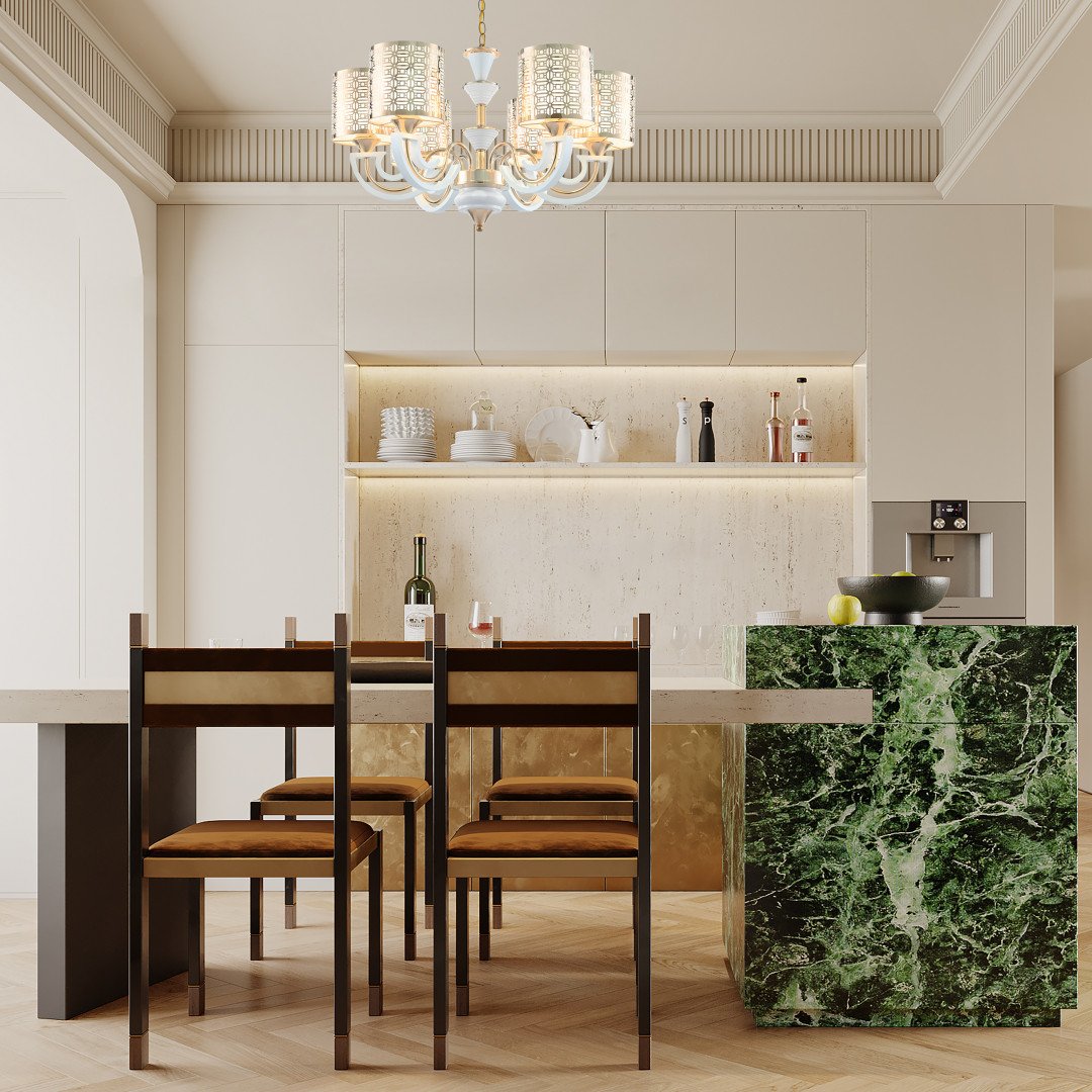 308857/6 Wh/Gd Подвесная люстра Arte Milano Florentia-8857 308857/6 Wh/Gd